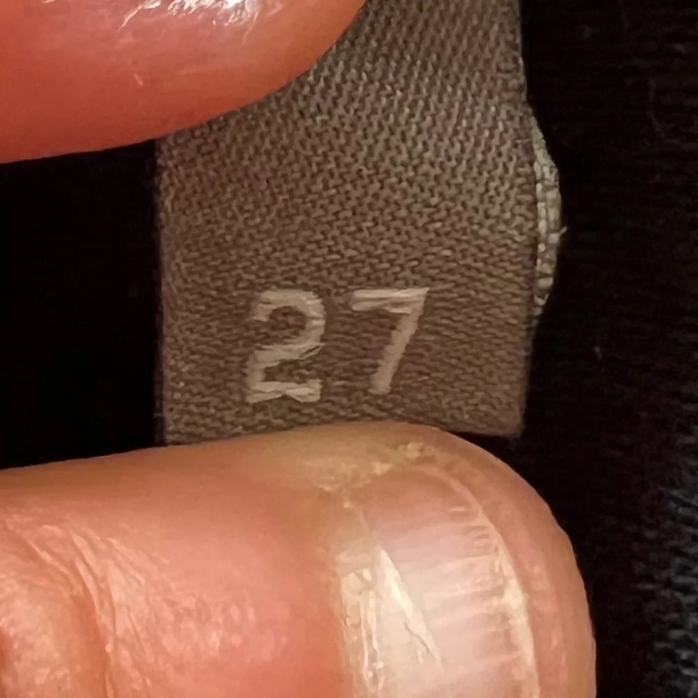 DL1961 Chrissy Ankle pants Jeans Ultra High Rise skinny graphite black 27 - Picture 10 of 11